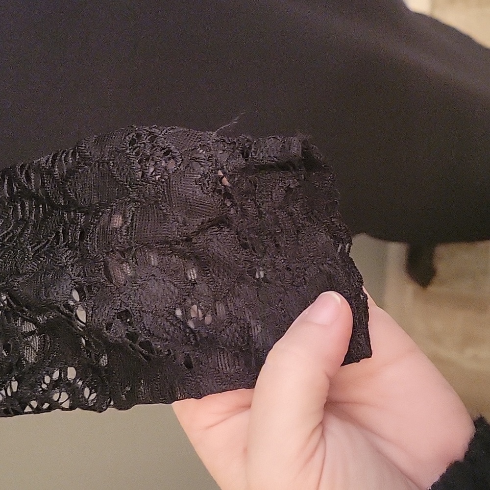 Womens Black Lace Keyhole Bodycon Midi Small Stylewe Dress. NWT - Picture 8 of 12